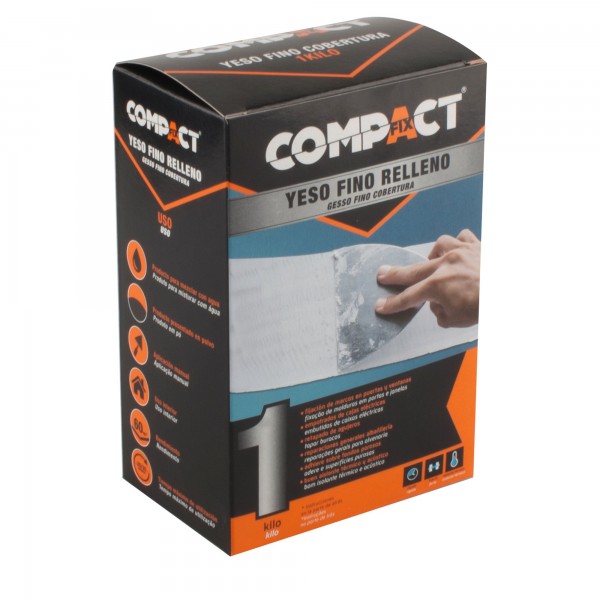 Yeso Fino Relleno Compact de 1 kg