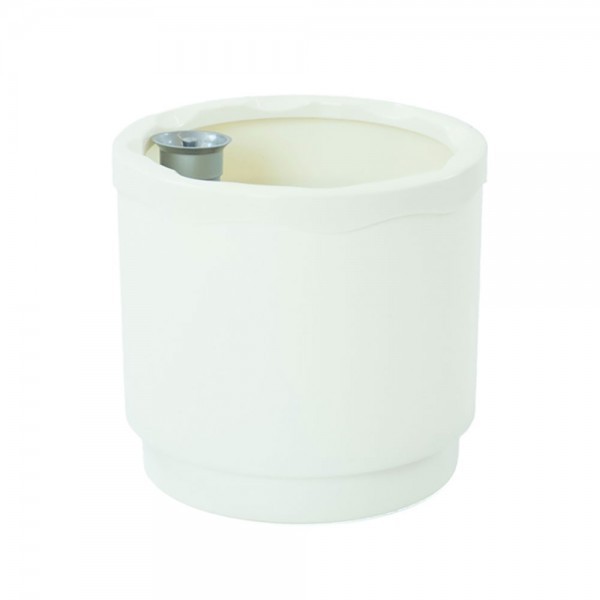 Hidrojardinera color blanco ø22cm plastiken