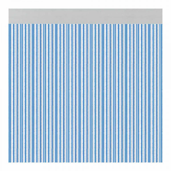 Cortina puerta brescia color azul 90x210cm m63169 acudam