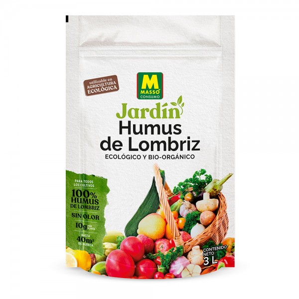 Abono hummus 100% de lombriz eco 3l