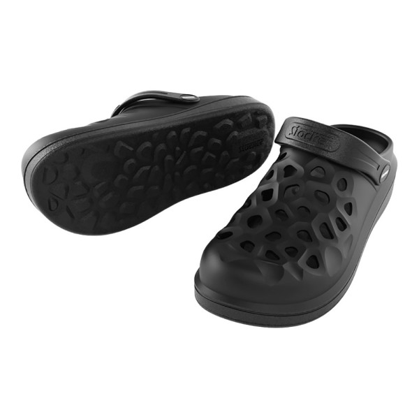 Zuecos para jardín y casa perforado negro talla 42 st-3342 stocker